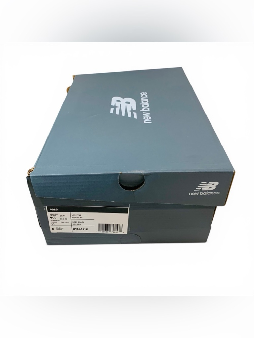 New Balance 9060 Magnet Faded Black Grey Men's Shoes Sneakers Size 9.5 U906051K - Picture 4 of 13